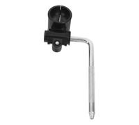 NIYANGLE L Shaped Rod for Electronic Drum Kit, Adjustable Metal and Plastic Mounting Arm with Vibration Reduction, Easy Installation Bracket for Drum Pad Hanging and Percussion Instrument