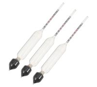 NIYANGLE Laboratory Milk Testing Device 3pcs Glass Hydrometer for Cow and Goat Milk with Dairy Product Content Measurement