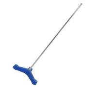 NIYANGLE Laboratory Tripod Stand 110Mm Cast Iron Triangular Base with Long Metal Rod for Stable Experiment Support and Flask Holder in Chemistry Lab