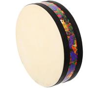 NIYANGLE Lambskin and Wooden Ocean Drum with Wave Sound Effect for Relaxation and Meditation - round Percussion Instrument for Beginners and Adults, for Weddings and Picnics