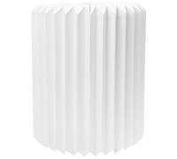 NIYANGLE Lamp Light Decor Accessory Foldable Origami Lampshade Hanging Made of White Paper, Simple and Creative Modern Scandinavian Style for Home Decoration and Bar