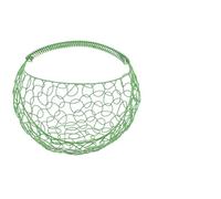 NIYANGLE Large Capacity Small Wire Basket for Fruit and Fried Food Storage, Green Iron Table Basket with Wear-resistant Material, Convenient for Home and Kitchen Use