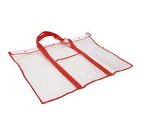 NIYANGLE Large Drawing Bag for Poster and Painting Tools with Plastic Material, Snap Buttons, and Single Handle, Space Saving Design Comfortable to Grip, for Go Out Painting or Hanging