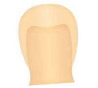 NIYANGLE Latex Bald Cap for Makeup Bald Wig Cap for Accessory Adult Monk Style for Festival Events and Wig Styling