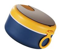NIYANGLE Leakproof Bento Lunch Box for Camping and Office with Heavy-Duty Sealed Lid, Round Shape, Sturdy and Pp Material, Convenient and Quick to Use, Featuring Beautiful Noodle
