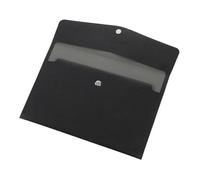 NIYANGLE Leather File Folder with Snap Closure Office Document Organizer for Contracts Receipts Bills Large Capacity Business File Pouch for School and Travel