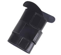 NIYANGLE Leather Valve Guard for Trumpet and Cornet in PU Leather - Small Size Brass Instrument Cover for Musical Performance and Service Life Protection
