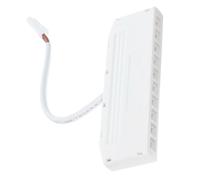 NIYANGLE LED Junction Box 10-Hole for Cabinet Lighting and Wardrobe Lights, Plastic, White, 1pc, Save Time and Energy, Safe and Stable