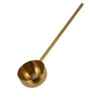 NIYANGLE Long Handled Stainless Steel Ladle Spoon 80ml Capacity Oil Heating Spoon Kitchen Utensil Sturdy and Time-Saving for Kitchen and Restaurant Use