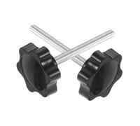 NIYANGLE M6 Rollator Knob Screws with Rubber Pad for Universal Drive Walkers Hand Tightening Plastic and Metal Replacement Parts for Walker Maintenance