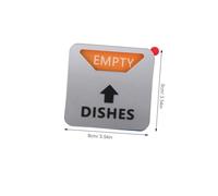 NIYANGLE Magnetic Dishwasher Sign Square Rotatable Kitchen Magnet Indicator for Clean Dirty Status Reminder Fit Dishwasher Accessory for Efficient Workflow and Resource Saving