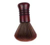 NIYANGLE Makeup Brush Hair Neck Duster Solid Wood Broken Hair Brush for Detangling
