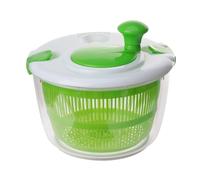 NIYANGLE Manual Salad Spinner Vegetable Dehydrator with Non-slip Base 5l Capacity Plastic Salad Dryer for Household Fruit and Vegetable Washing and Draining