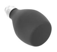 NIYANGLE Manual Talcum Powder Spray Ball Black Travel Loose Powder Container for Cosmetic Use