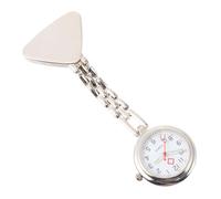 NIYANGLE Medical Quartz Pocket Watch for Nurses and Doctors Silver Nurse Fob Watch with Classic Dial Portable Timepiece for Elderly and Alloy and Glass Design