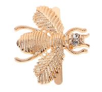 NIYANGLE Metal Shoe Charms Bee Shaped Shoe Buckle Zinc Alloy Comfortable Easy to Use Delicate Design Golden Colour Fashion Accessory for Women Parties
