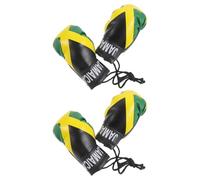 NIYANGLE Mini Boxing Gloves Small Boxing Gloves Hanging Ornaments Set 2 Pairs with High Realism and Eyecatching Design, Pvc Material for Home Or Office Christmas Decoration