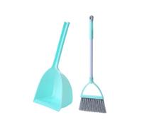 NIYANGLE Mini Broom and Dustpan Pretend Play Cleaning for Boys and Mint Green Little Housekeeping Helper for Learning Housework and Parent Activities