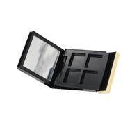 NIYANGLE Mini Empty Eyeshadow Palette with Mirror DIY Makeup Organizer Case Compact for Travel Custom Eyeshadow Storage for Women