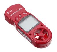 NIYANGLE Mini Handheld Digital Anemometer Accuracy ±5% with Lcd Backlight Screen for Air Velocity Measurement, Plastic Body with 6-blade Fan Wheel for Computer Mainframe and Oil Work