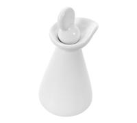 NIYANGLE Mini Oil Dropper Bottle Ceramic Essential Oil Diffuser Jar Vintage Perfume Container for Spa Aromatherapy DIY Crafts Travel