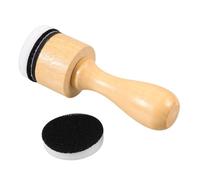 NIYANGLE Mini Round Ink Blending Tool with Handle and Flat Sponge Pads Versatile Blending Brushes for Cards Making for Liquid Ink Crafting and DIY Art Projects