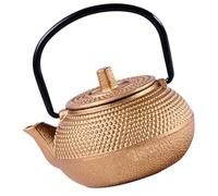 NIYANGLE Mini Small Tea Kettle Cast Iron Teapot Tea Pet Ornament for Office and Home
