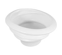 NIYANGLE Modern Art Ceramic Planter Pot for Orchids and Cacti, Large White Curved Flower Pot with Tray, Versatile Indoor and Outdoor Use for Home and Office Decor