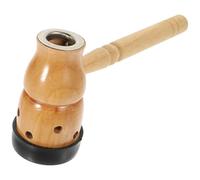 NIYANGLE Moxibustion Box Prevent Scalding Round Hole and Long Handle Design Wood and Aluminum Alloy for Moxa Sticks and Suitable for The Elderly, for Use on Waist and Abdomen