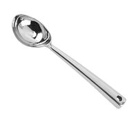 NIYANGLE Multi-Functional Zinc Alloy Ice Cream Scoop Silver Dessert Spoon with Easy Operation and Integrated Molding for Office and Dessert Shop Use