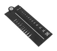 NIYANGLE Multifunctional Measuring Ruler for Geometry and Technical Projects, Aluminium Alloy Drawing Instrument with Userfriendly Scale and Portable Design for Students and Teachers