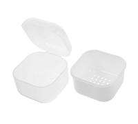 NIYANGLE Nail Polishing Head Cleaning Bowl Portable Plastic Soaking Tray for Manicure Tools Nail Art Tool Cleaning Supplies Dead Skin Removal Salon and Home Use