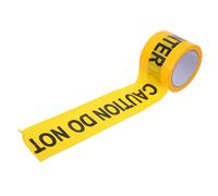 NIYANGLE Non-Adhesive Crime Scene Tape Caution Do Not Enter Warning Tape 7.5cm x 100m Roll for Safety and Security Barrier