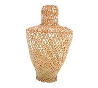 NIYANGLE Nordic Style Bamboo Lantern Shade Outdoor Hanging Light Fixture Multifunctional Vase Candle Holder for Wedding Home Decor and Tourist Spots