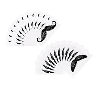 NIYANGLE Nose Wax Sticks with Healthy Materials and Simple Operation, Black Pp Beard Protector Stickers for Nose Hair Waxing and Daily Use Mustache, for Beard Styling and Hair Removal