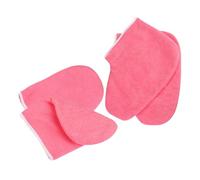NIYANGLE Nursing Kit Paraffin Wax Insulated Mitts Paraffin Glove Wax Foot Cover Paraffin Wax Mitts Paraffin Bath Treatment Paraffin Accessories Wax Bath Gloves Mittens Wax Socks Red