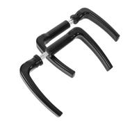 NIYANGLE Outdoor Gate Handle and Door Pull Handle Set European Style Iron Construction with Sturdy Weather Resistance Decorative Accent for Fence Doors and Holiday DIY Installation 2Pcs