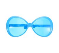 NIYANGLE Oversized 10 Inch Plastic Photo Booth Glasses with Unique Hawaiian Vibe and Lightweight Selfie Prop Design for Hawaii Party and Travel Accessories