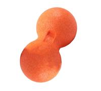 NIYANGLE Peanut Shape Massage Ball Epp Muscle Relaxation Ball Anti-Skid Dense Core Stress Relief Orange for Exercise