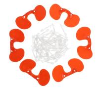 NIYANGLE Peepers Anti Pecking Eye Glasses Chicken Plastic Red 100pcs Anti Fighting Glasses Small and Compact Eye Protectors to Survival Rate for Chickens