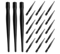 NIYANGLE Pen Holder with Precise Line Control and Lightweight Design Black 18pcs Plastic for Calligraphy and Comic Drawing for Home Environments and Studios