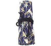 NIYANGLE Pencil Roll Cotton Case with Large Capacity for Artists and Students Roll Up Pouch Organizer