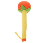 NIYANGLE Persimmon Style Massage Hammer for Back Muscle Relaxation Portable Manual Tool for Neck and Shoulder Relief Handmade Wormwood and Cloth Lightweight and Design