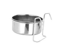 NIYANGLE Pet Feeding Bowl and Can be Hung Stainless Steel with Hanging Rack, Easy to Clean and Space-saving Design Suitable for Keeping Your Room Clean for Pet Dogs and Cats