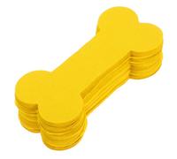 NIYANGLE Pet Memorial Paper Unique Design Yellow 4 Packs Bone Shaped Excellent Burning Performance for Dog Funeral Rituals for Outdoor Pet Farewell and Ancestral Worship Ceremonies