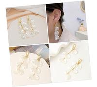 NIYANGLE Petal Dangle Earrings for Women Elegant Star Shaped Drop Jewelry Lightweight Beach and Party Accessory Hypoallergenic Studs for Daily Wear and Festivals