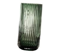 NIYANGLE Pillar Type Glass Vase Vertical Stripes Flower Vase Elegant Contemporary Refined Design Glass Material for Flower Arrangement Decor and Home and Hotels