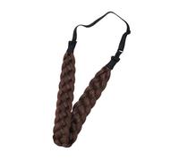 NIYANGLE Plait Hair Band Braided Headband for Women with Elastic Adjustable Buckle, Fashion Headband Made of High Temperature Fiber, Easy to Fit and Natural-looking Hair Accessory for Photo