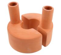 NIYANGLE Plant Watering Spikes Terracotta Self Watering Inserts Clay Drip Irrigation Insert Orange and Precise Water Control for Plants Home Balcony and Travel