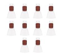 NIYANGLE Plastic Suona Reeds and Musical Accessories 10 Pcs with Copper Mouthpieces, Easy to Carry and Delivering Pure and Mellow Sound, for Portable Suona Performances